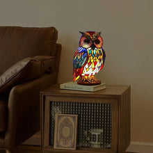 Afbeelding in Gallery-weergave laden, LichtUil - handgemaakte lamp die harten laat stralen