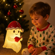 Afbeelding in Gallery-weergave laden, Nachtlampje Kerstgeest – Feestelijke glans