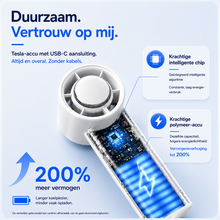 Afbeelding in Gallery-weergave laden, IJsBries Pro™ – Persoonlijke ventilator met actieve directe koeling — 199 standen, één druk op de knop en direct merkbaar koeler

