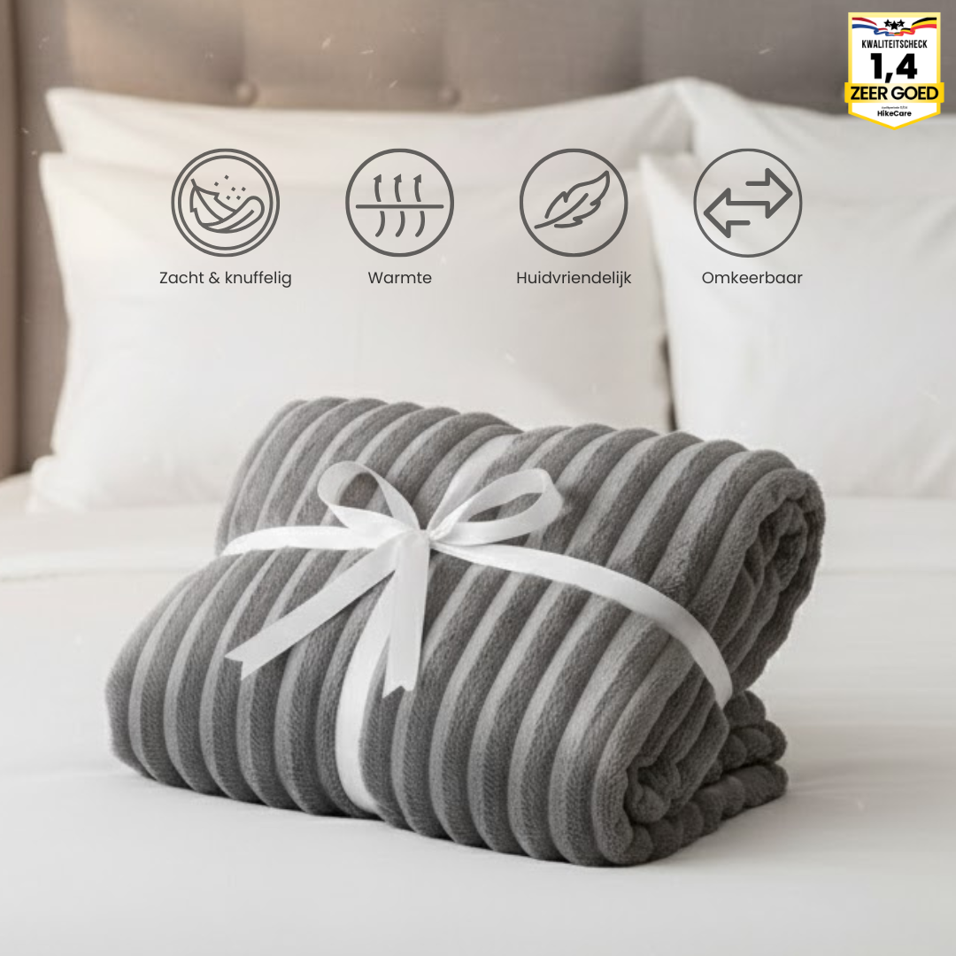 Knuffelwonder Deluxe Deken – Extra Grote Premium Fleece Deken